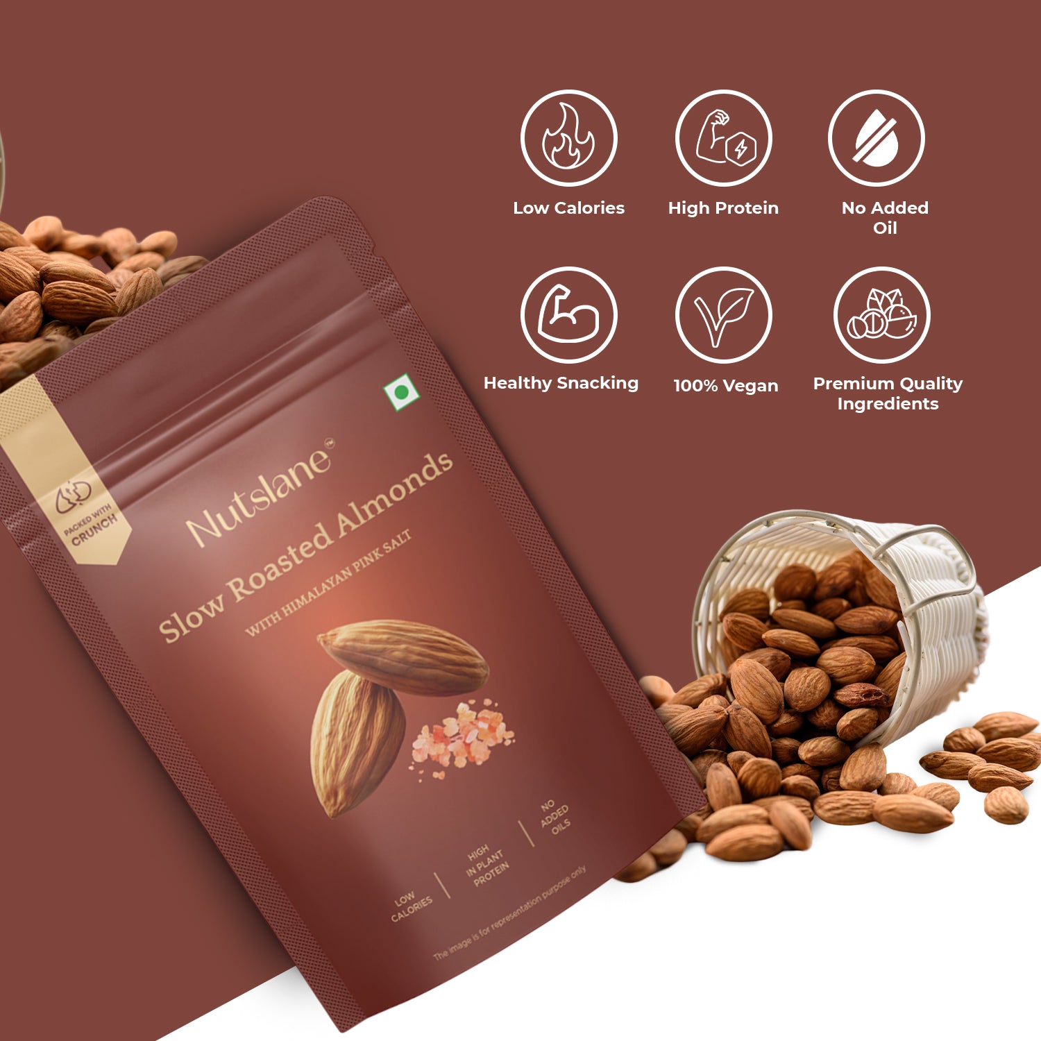 Premium Salted and Roasted Almonds